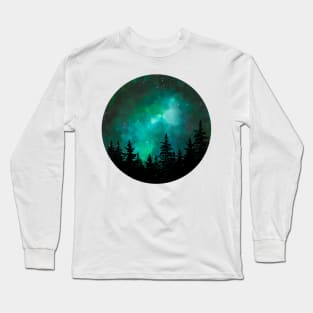 Green galaxy Long Sleeve T-Shirt